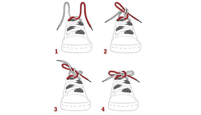 Hướng dẫn cách thắt nơ dây giày đẹp đơn giản