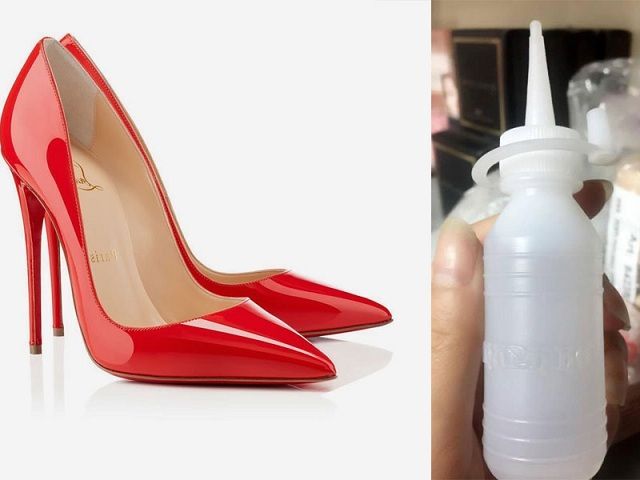  Cách vệ sinh giày cao gót bằng nước tẩy móng tay (acetone)