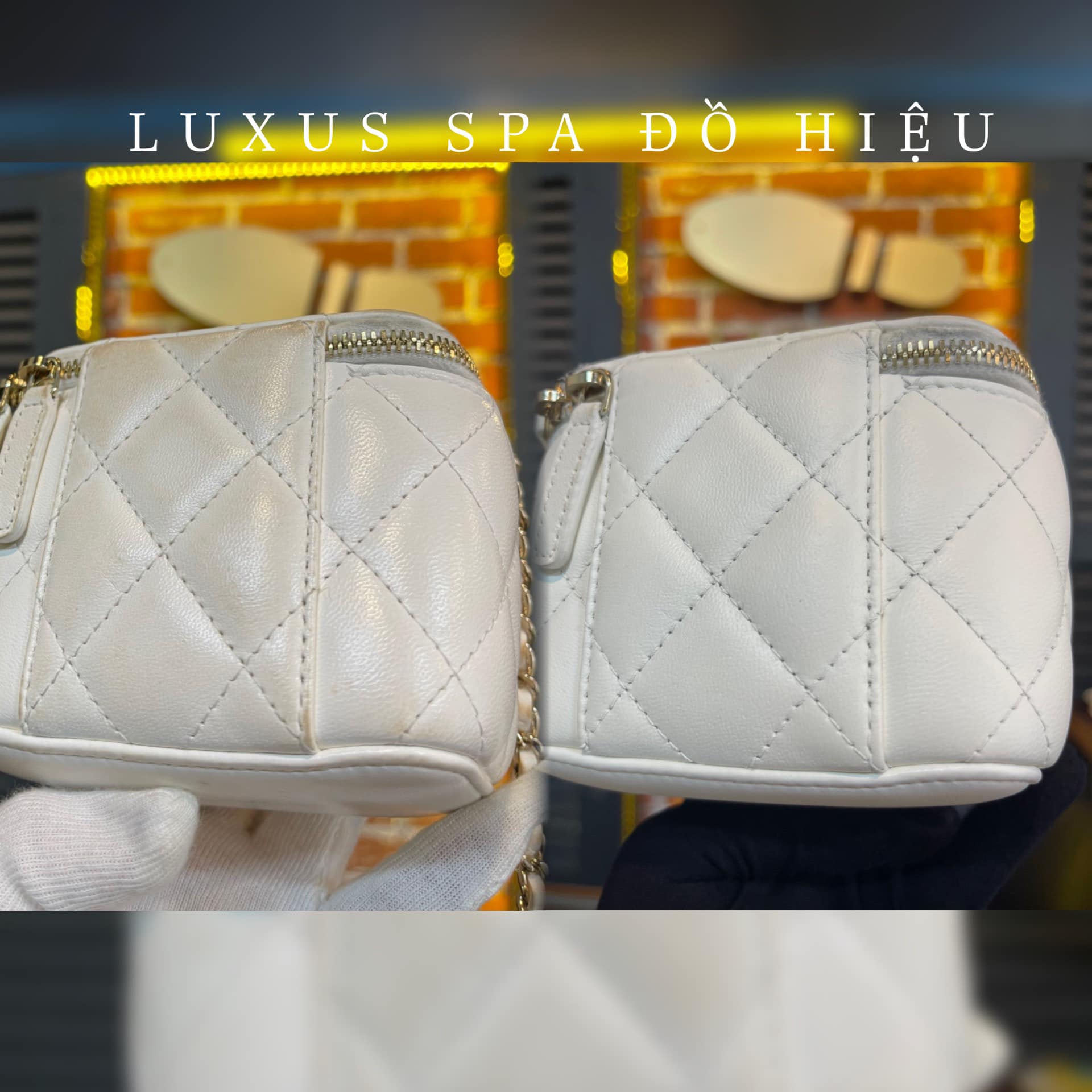 Cửa hàng vệ sinh túi, spa đồ hiệu Luxus
